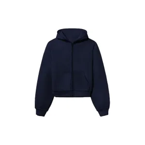 1800 GSM 'Midnight Blue' Zip-Up Hoodie