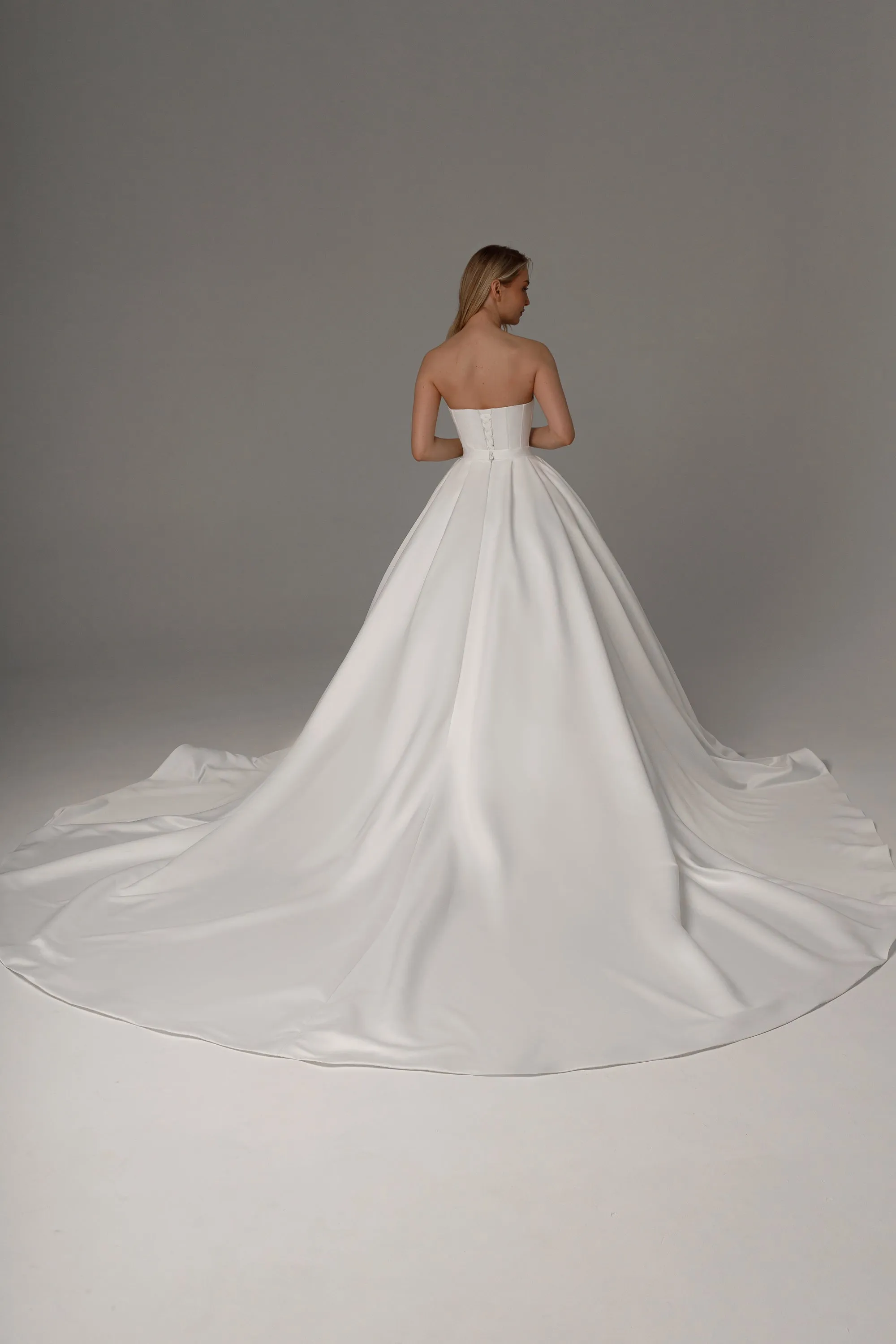 2 in 1 Wedding Dress Steltella With Detachable Skirt Protea