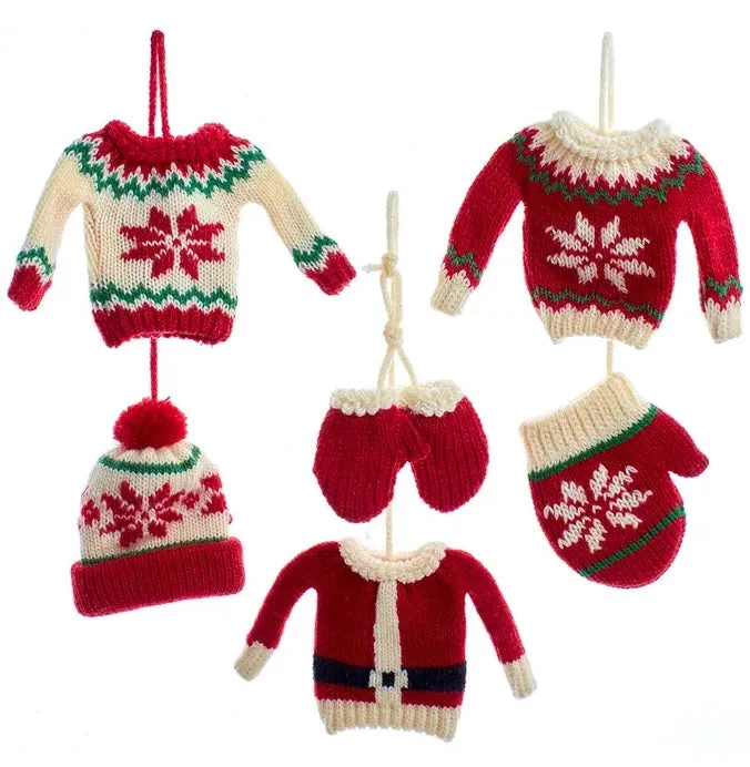 3.5" Knit Sweater Dangle Ornament