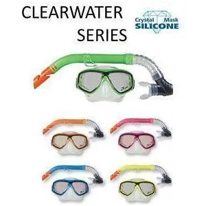 42052      ~ CLEARWATER SILC MASK/SNORK SET