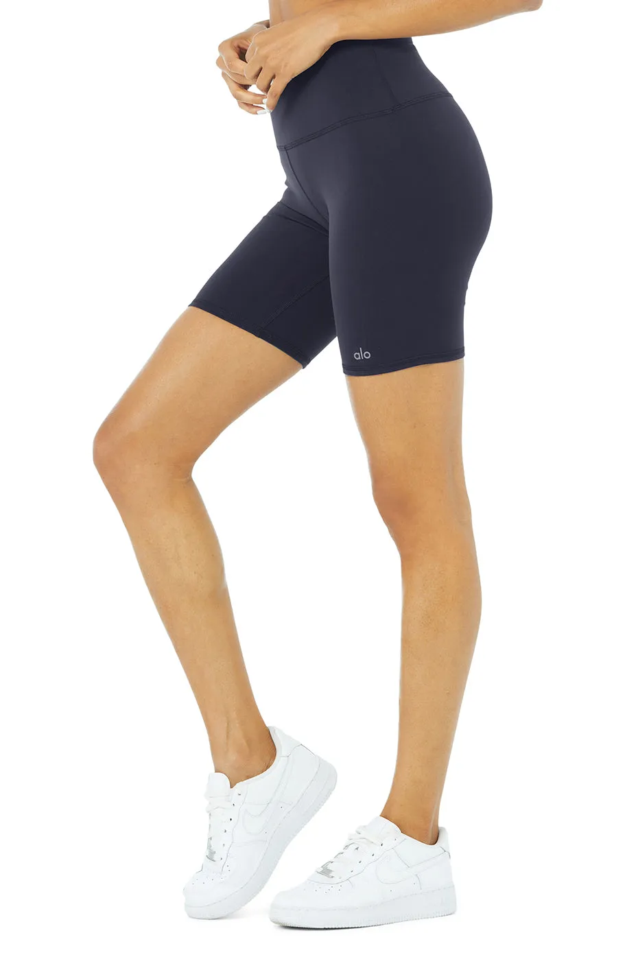 7" High-Waist Biker Short - True Navy