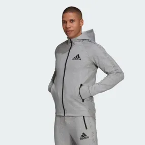 Adidas Aeroready Men Training Hoody Grey Heather H28797