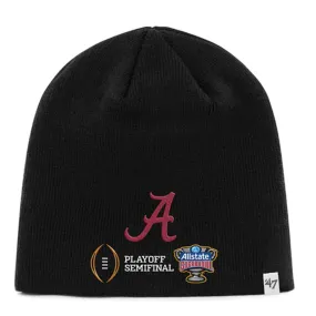 Alabama Crimson Tide 47 Brand Sugar Bowl College Playoff Beanie Hat Cap