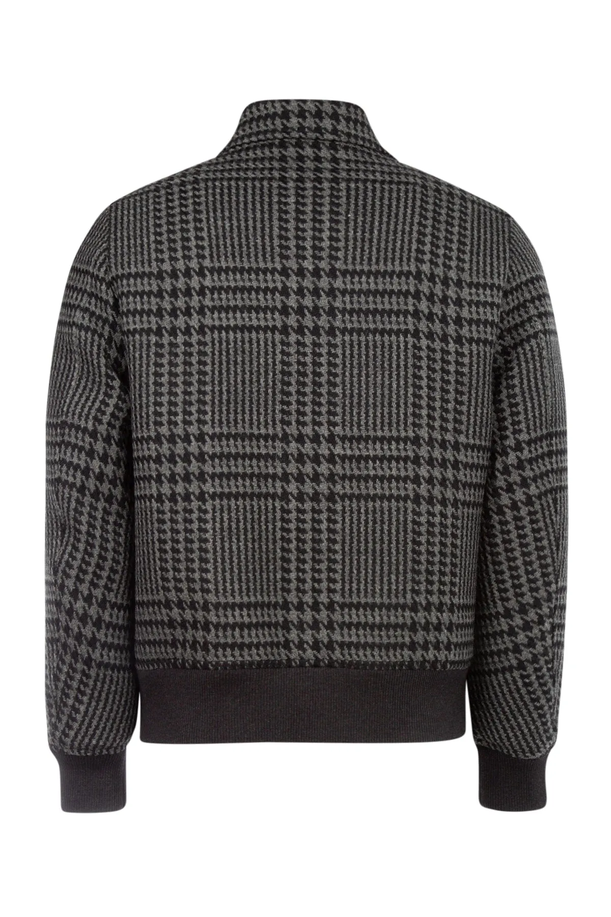 Alexander McQueen Houndstooth Bomber Jacket