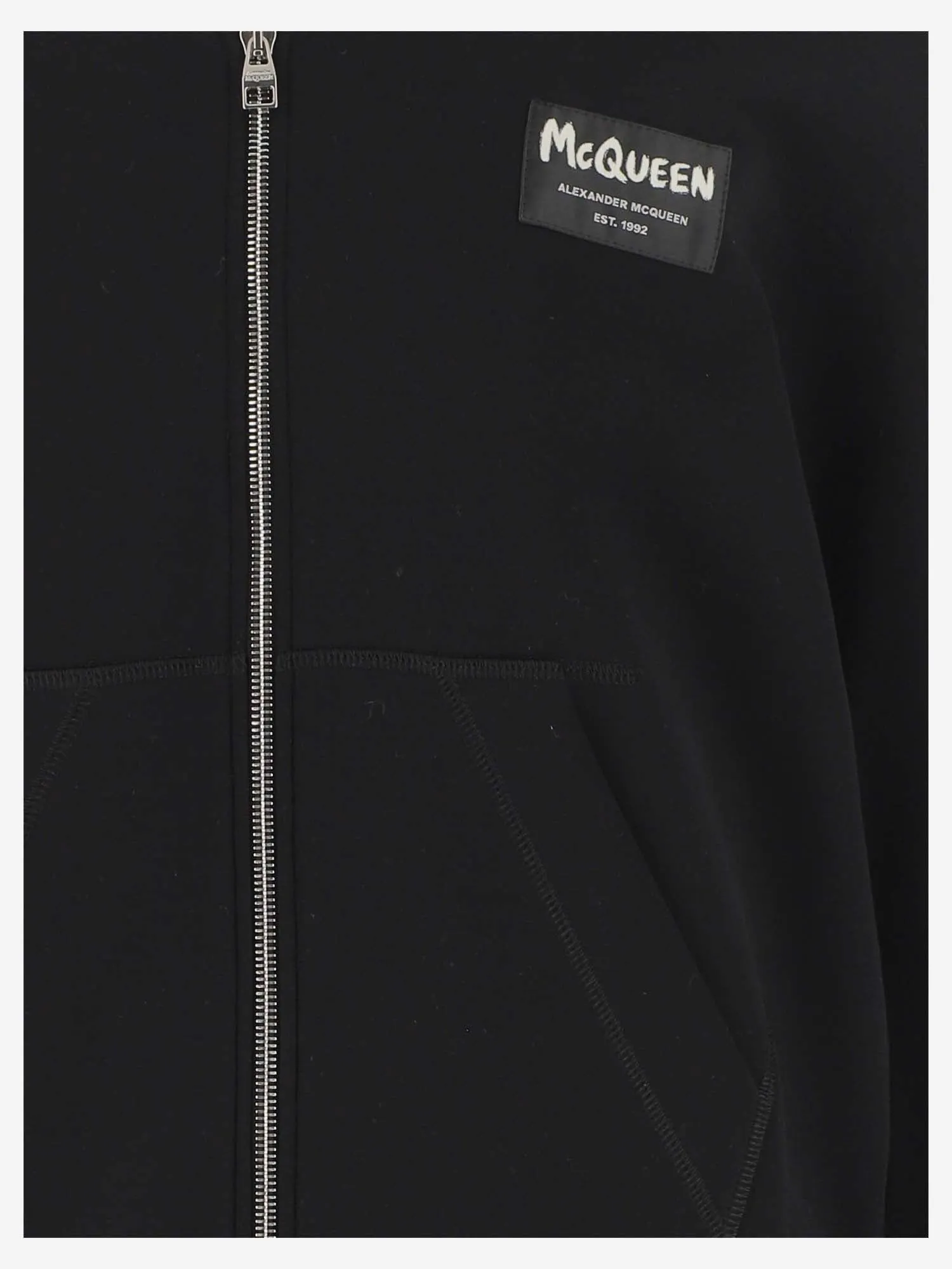 Alexander McQueen Logo Detailed Bomber Jacket