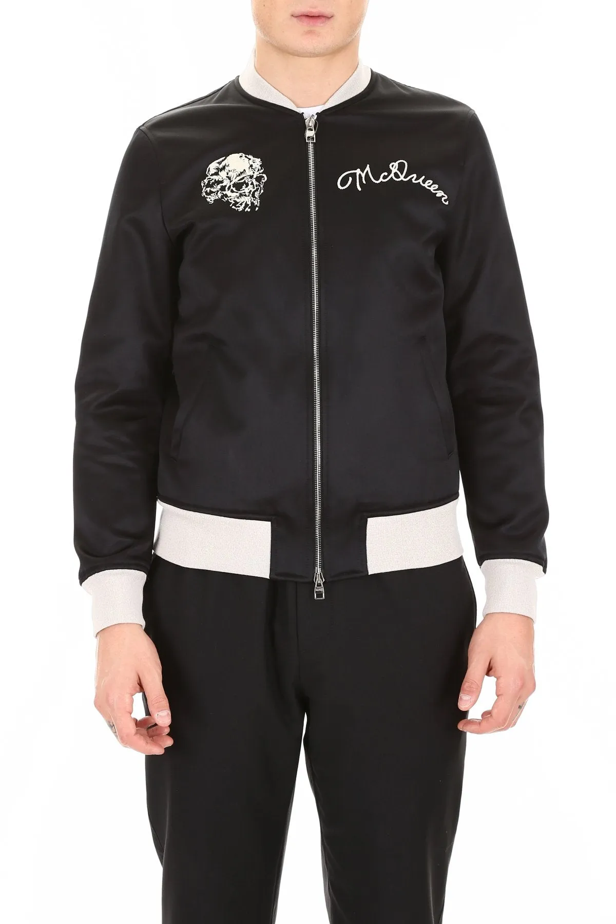 Alexander McQueen Skeleton Bomber Jacket