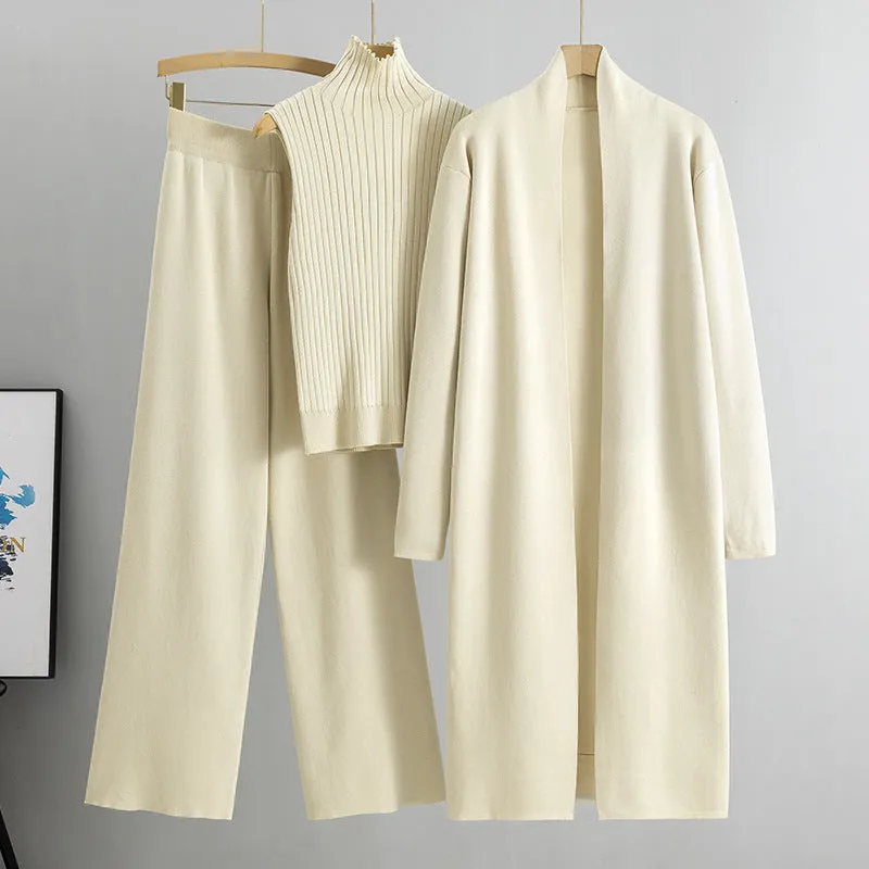 Allyn™ | Elegant and Cozy Three-Piece Set for Fall-Winter