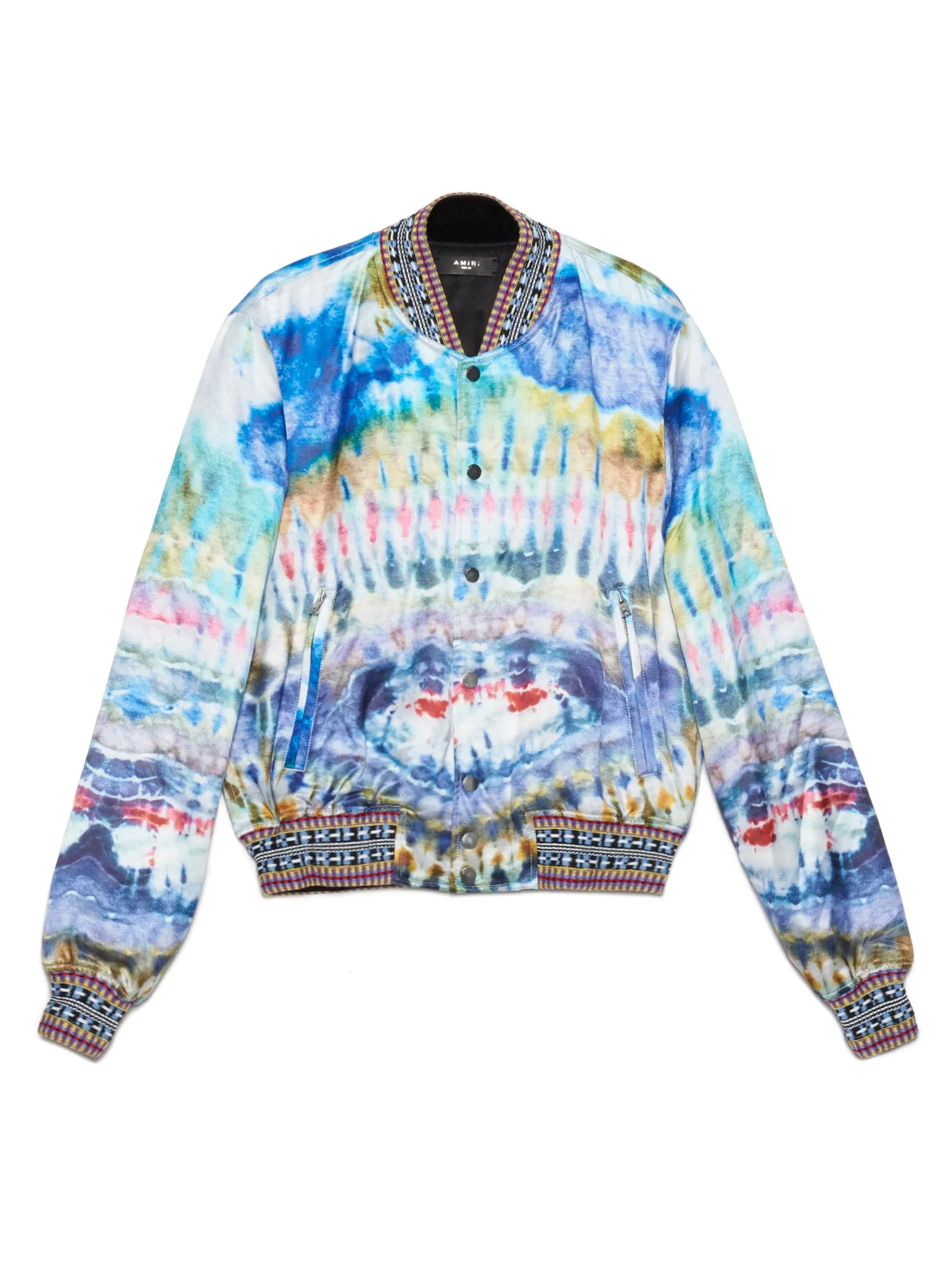 Amiri Tie Dye Print Bomber Jacket