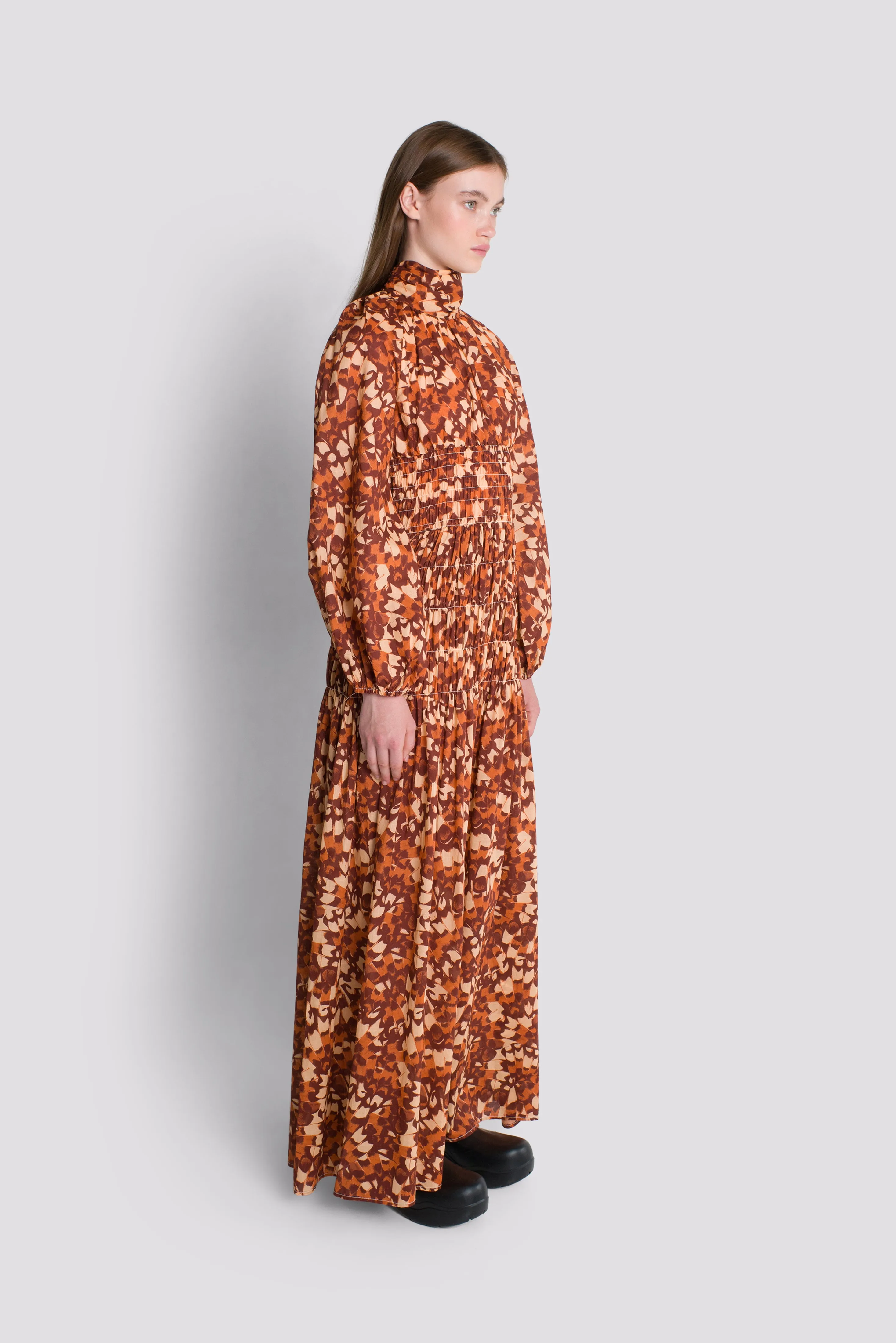 Arman Dress - Abstract Wing Print