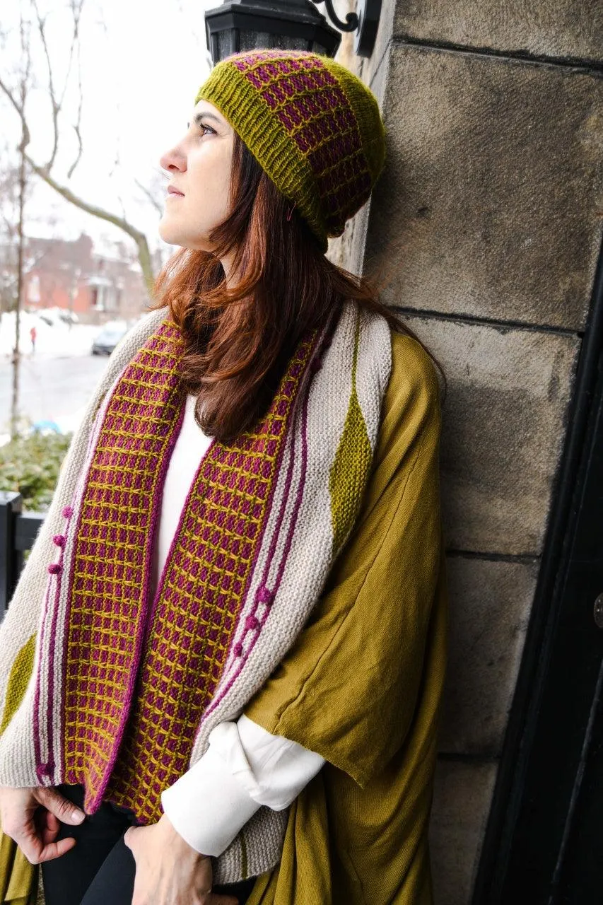 ART NOUVEAU SCARF Knitting Pattern