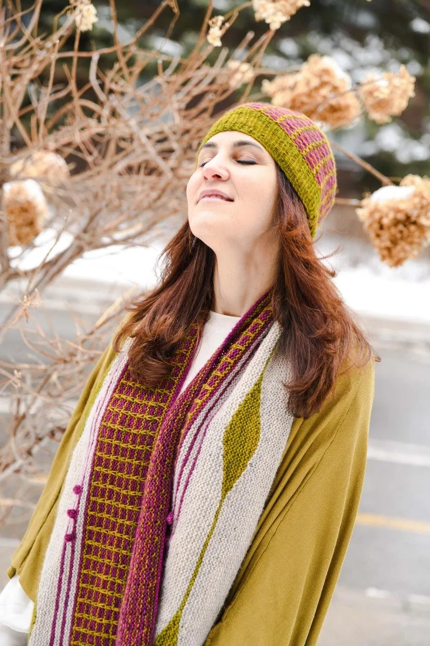 ART NOUVEAU SCARF Knitting Pattern