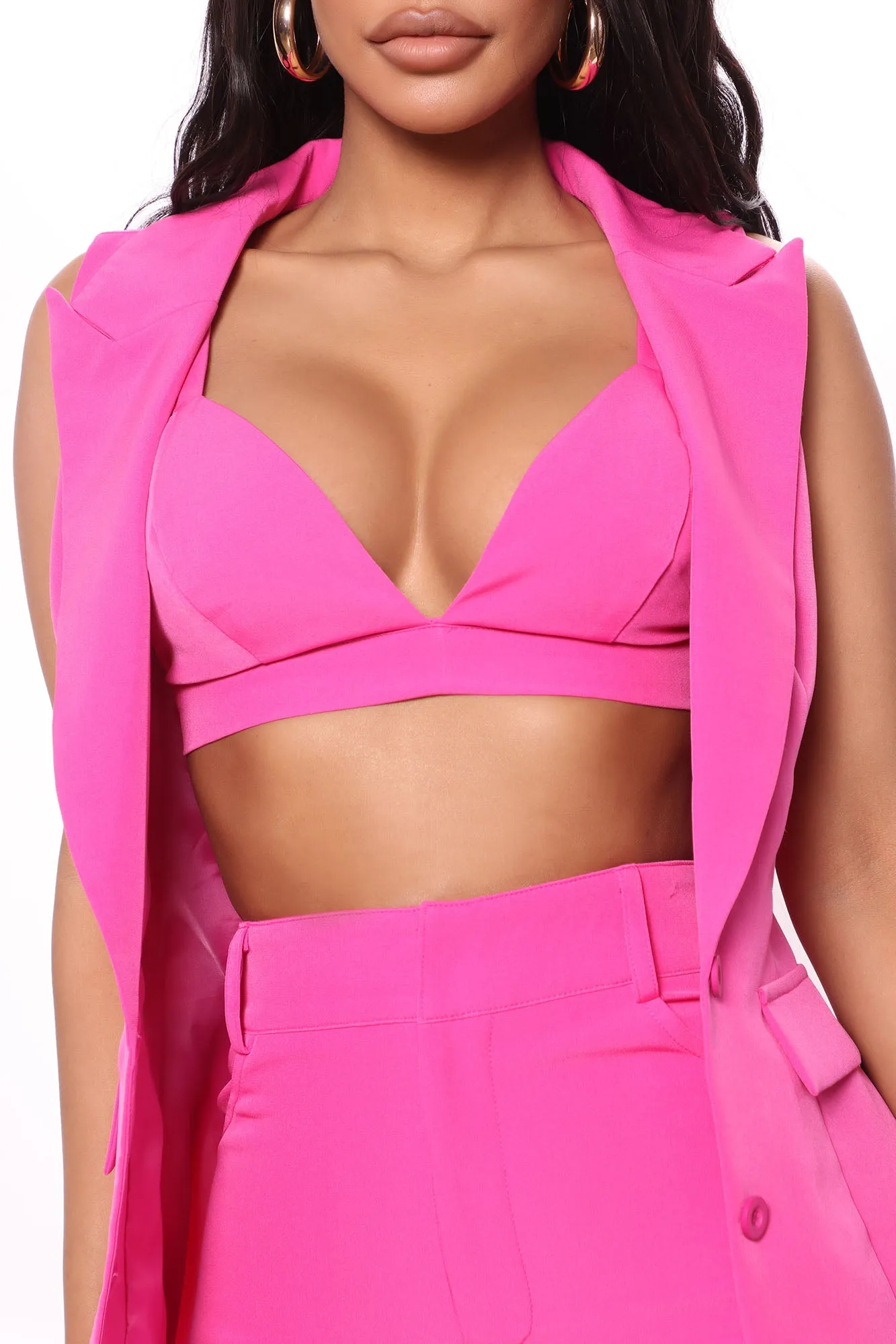 Ashleigh Vest Set 27 - Fuchsia