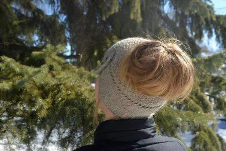 Ava Messy Bun Hat by Lara Simonson