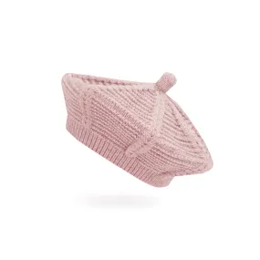 Baby Knit Beret Hat Girls French Artist Fashion Hat | Pink