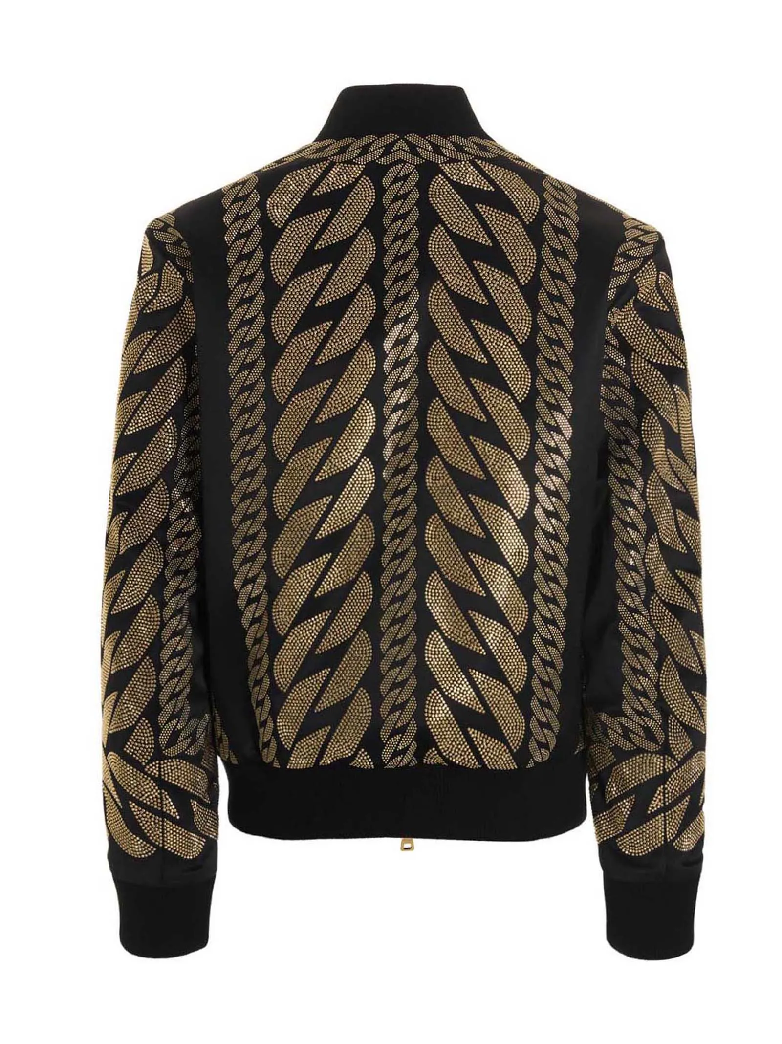 Balmain Chain Embroidered Bomber Jacket