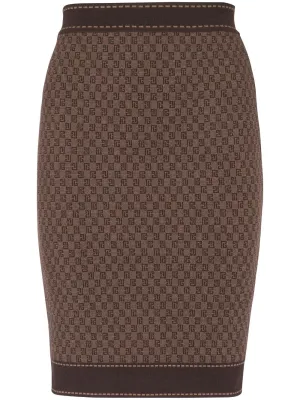 Balmain Skirts Brown