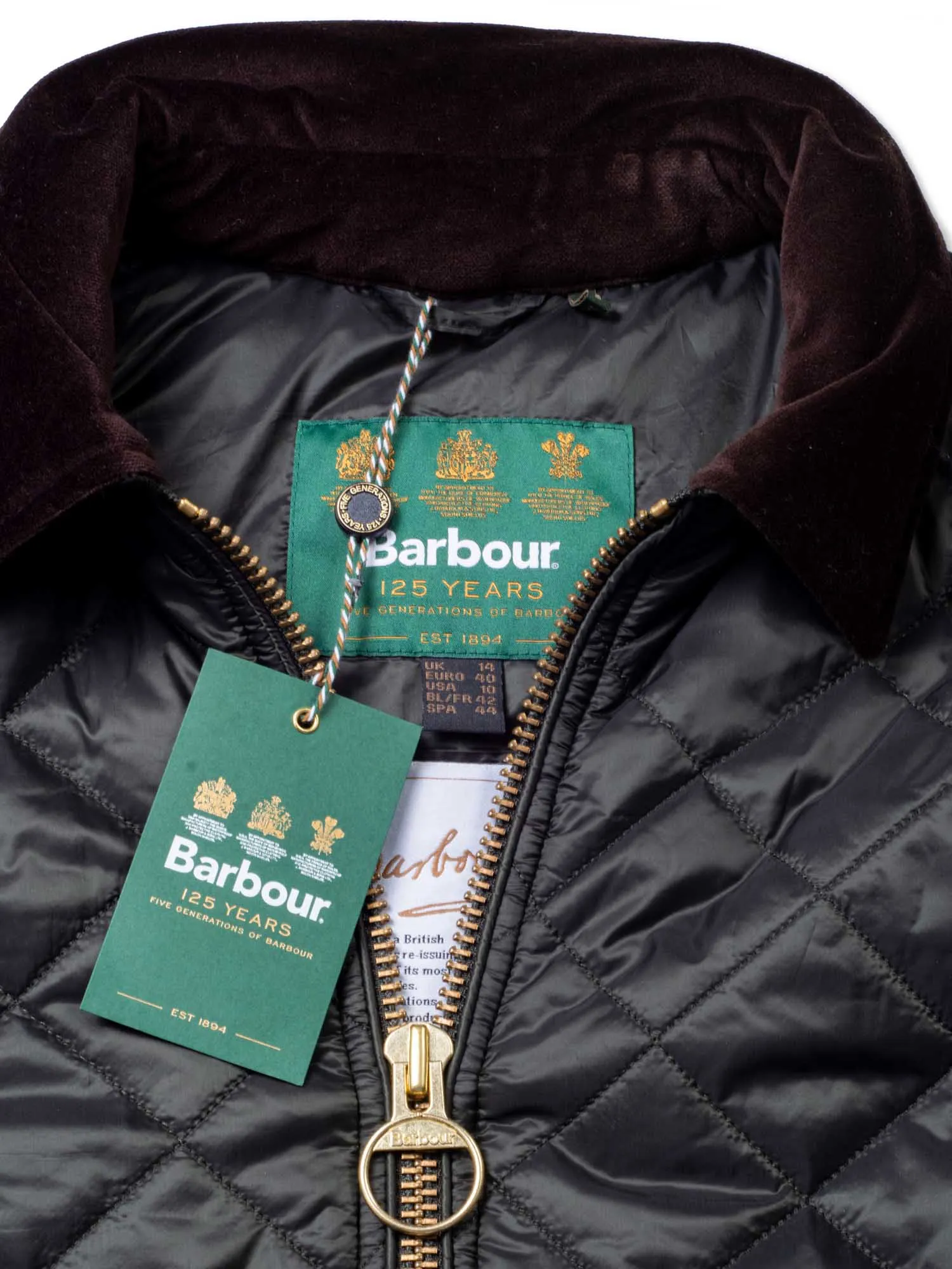 Barbour Icons Liddesdale Quilted Coat Green