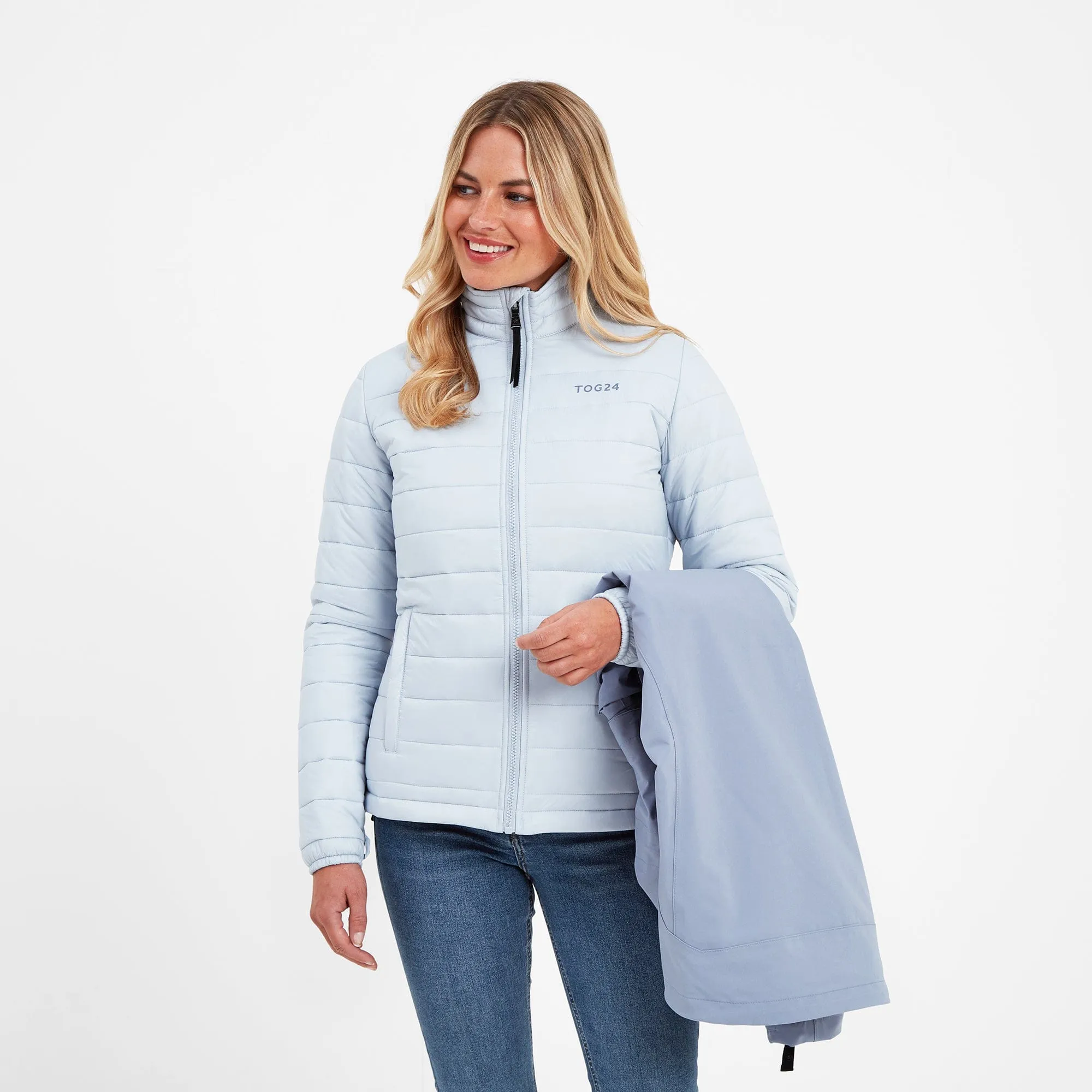 Beverley Womens 3-in-1 Waterproof Jacket - Dusty Blue