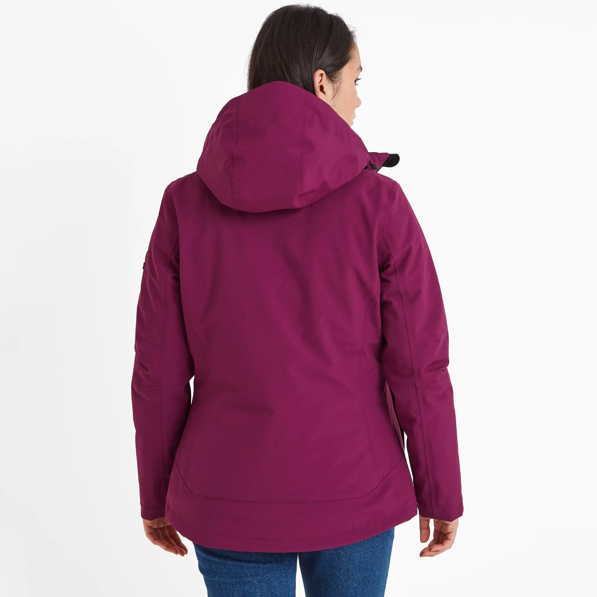 Beverley Womens 3-in-1 Waterproof Jacket - Purple Berry