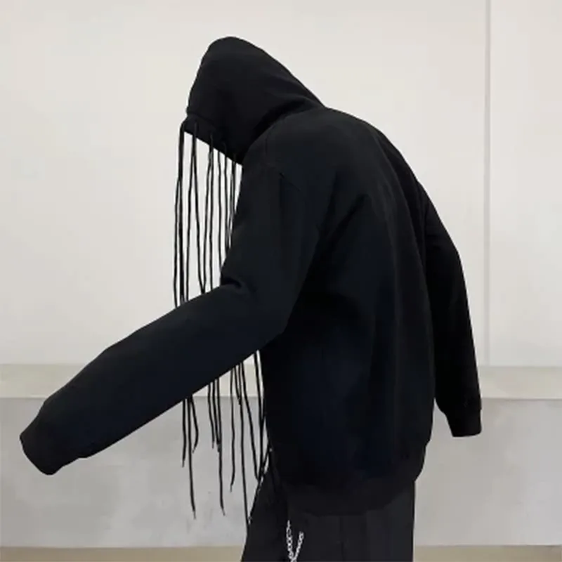 Black Hoodies With Strings