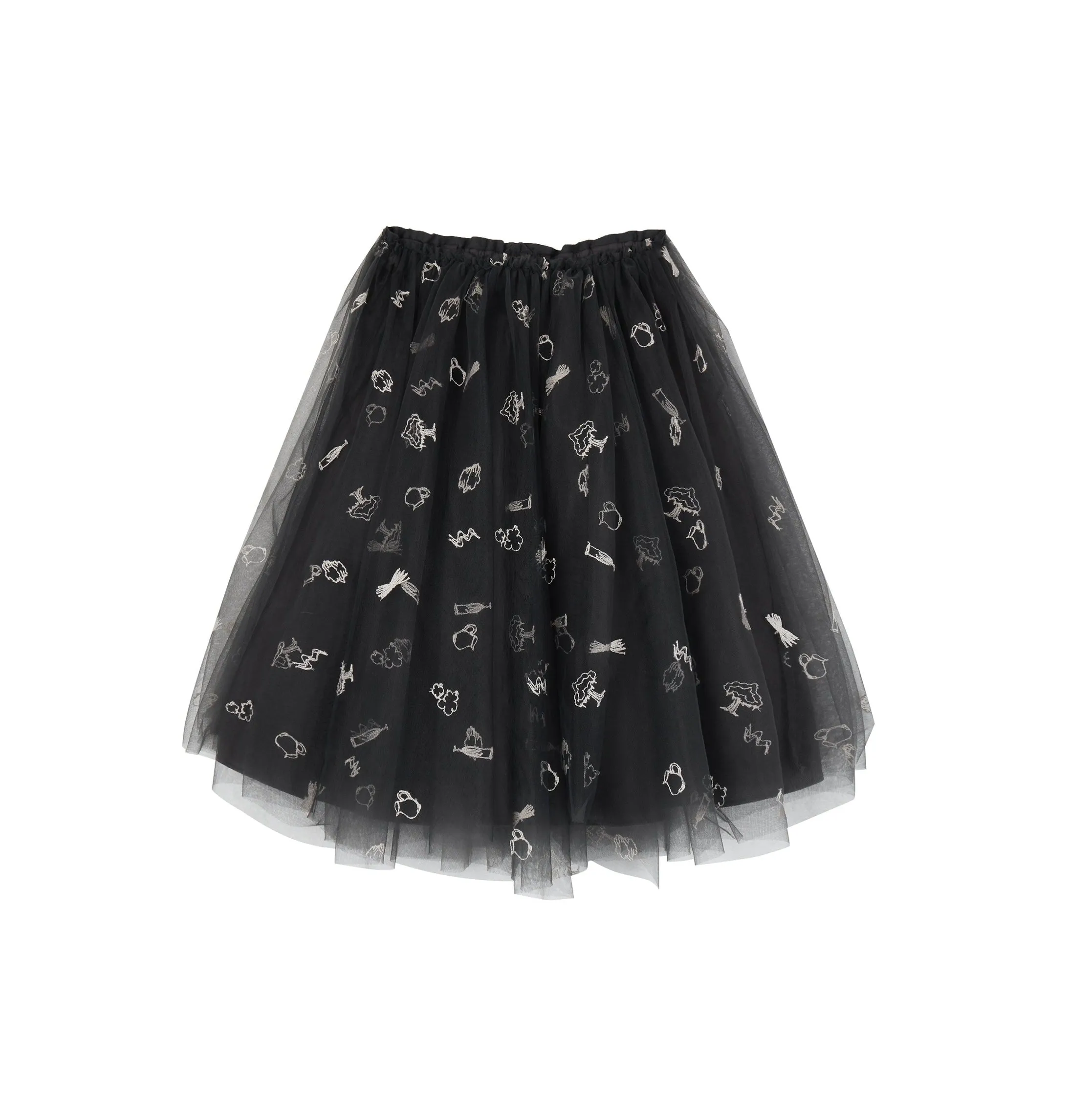 Black Tulle Skirt