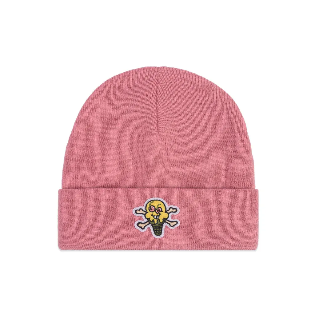 Bones Knit Hat - Sea Pink