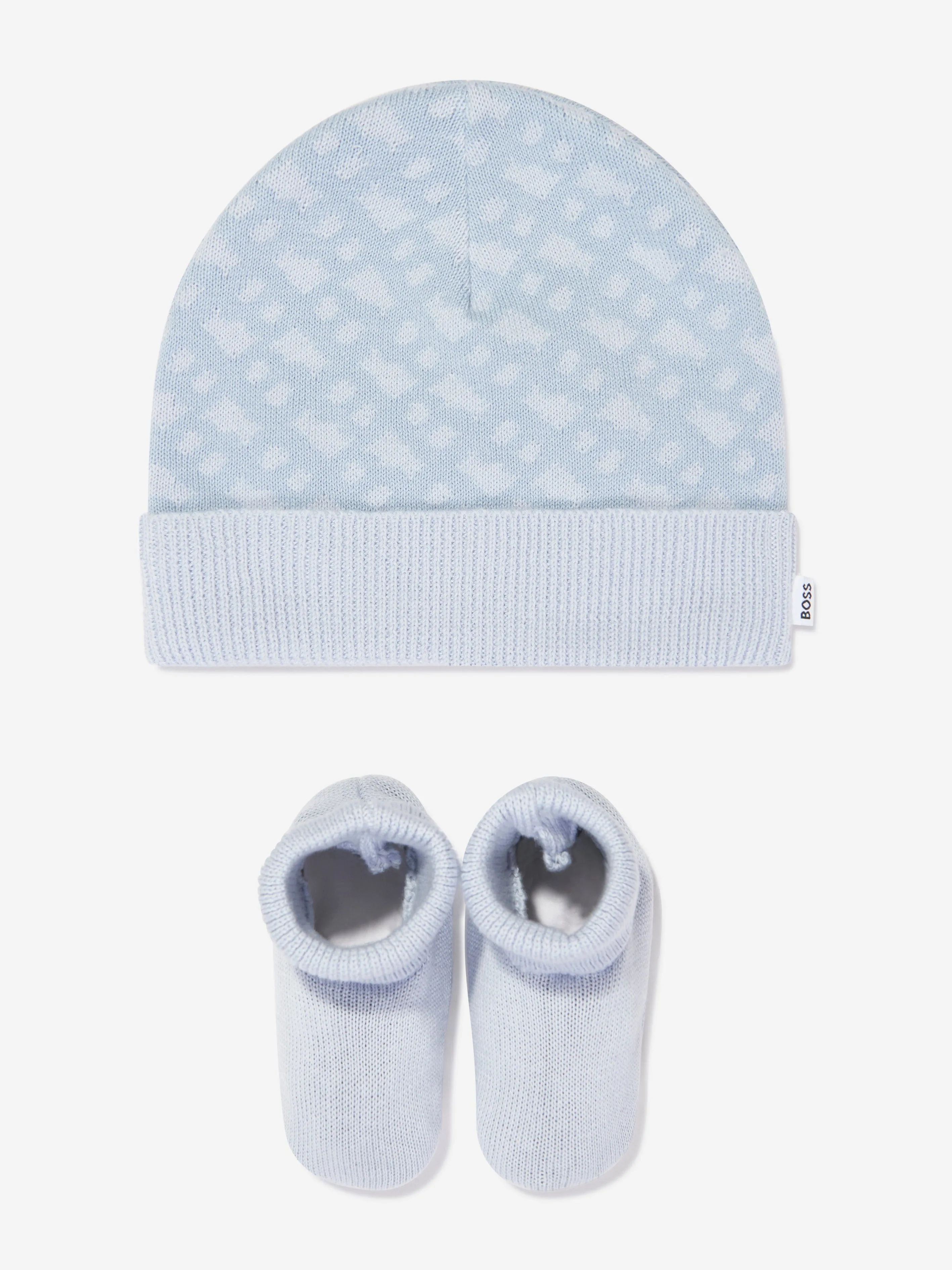 BOSS Baby Boys Hat & Slipper Socks Gift Set in Blue