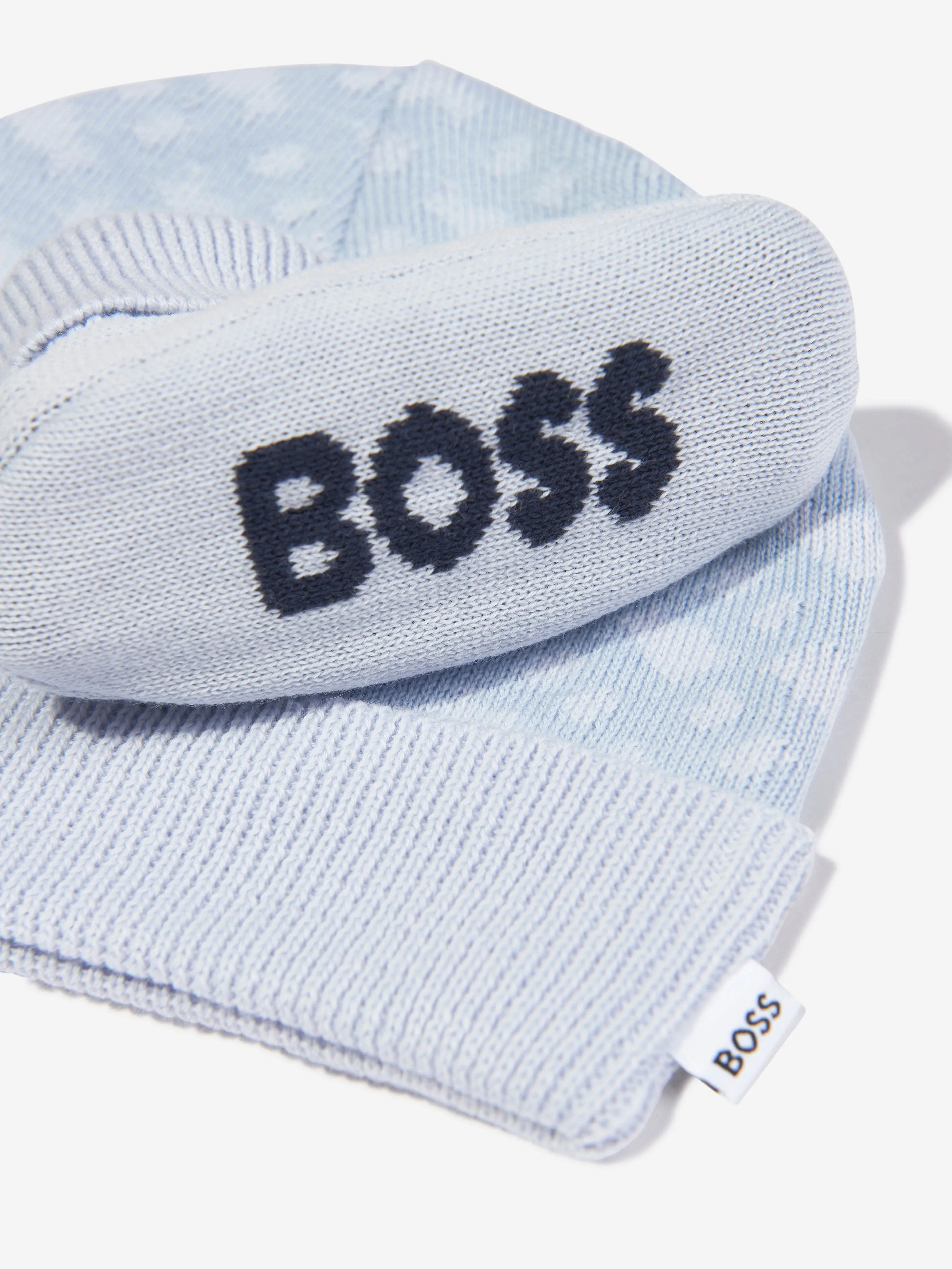 BOSS Baby Boys Hat & Slipper Socks Gift Set in Blue