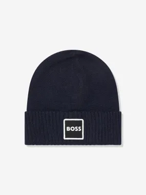 BOSS Baby Boys Pull On Hat in Navy