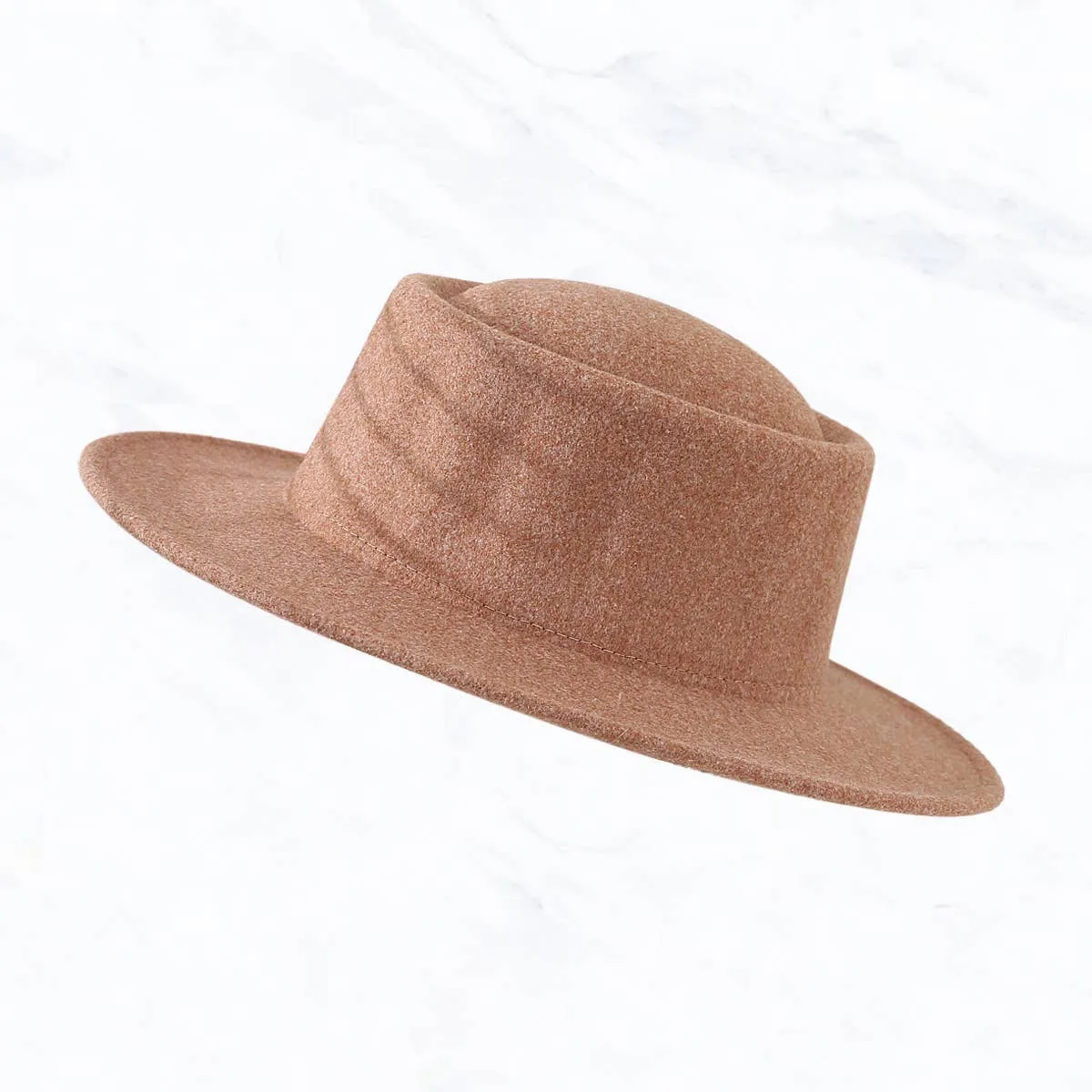 Brown Concave Rancher Hat