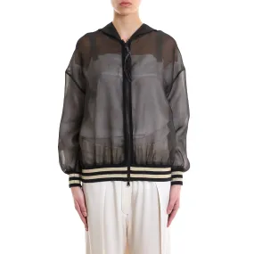 Brunello Cucinelli Mesh Bomber Jacket