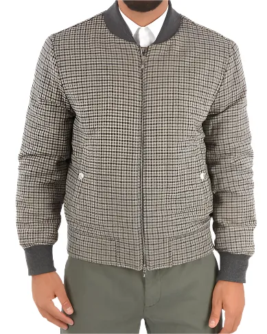 Brunello Cucinelli New Mens Casual Reversible Bomber Jacket