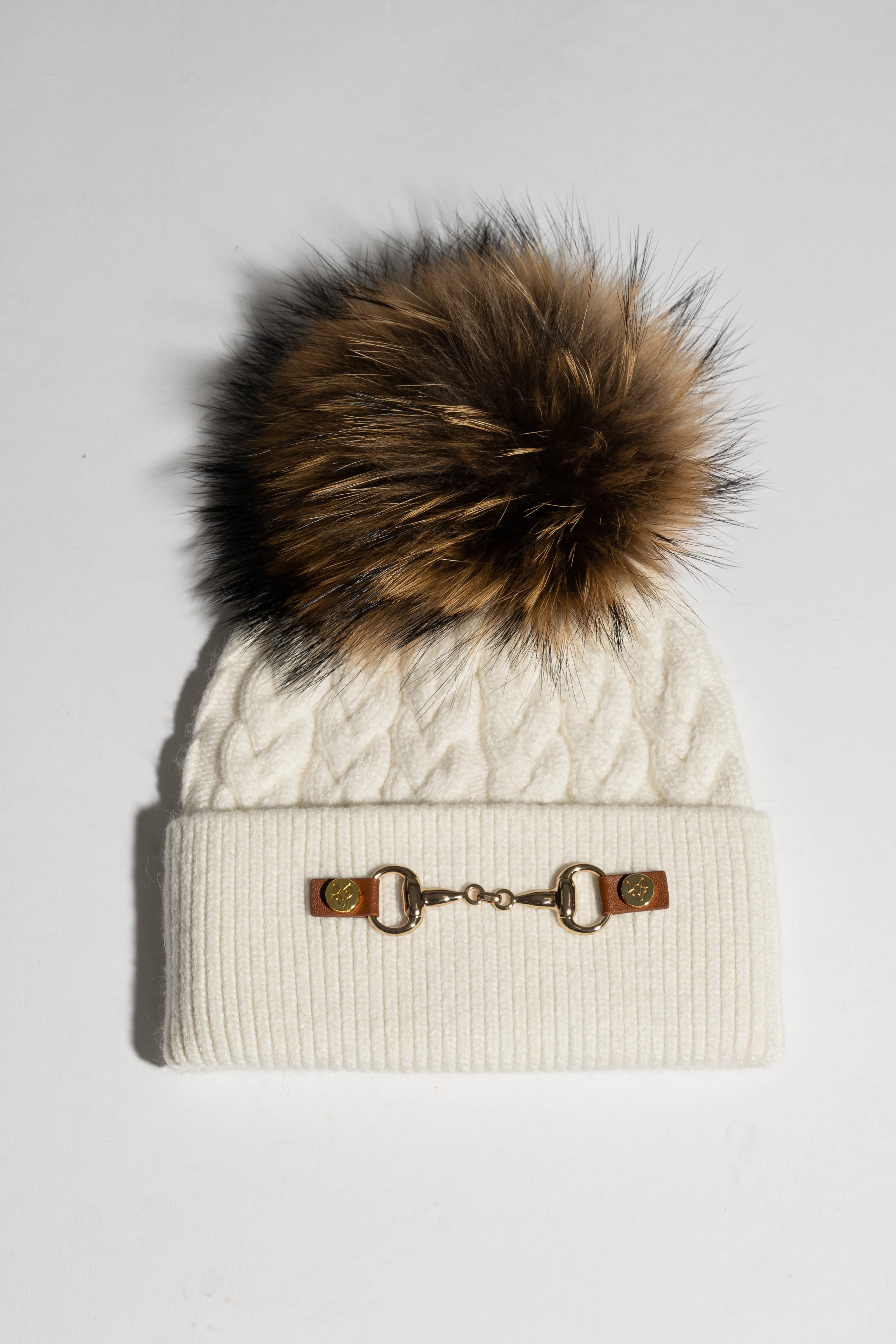 Burley Pom Pom Hat - Ecru