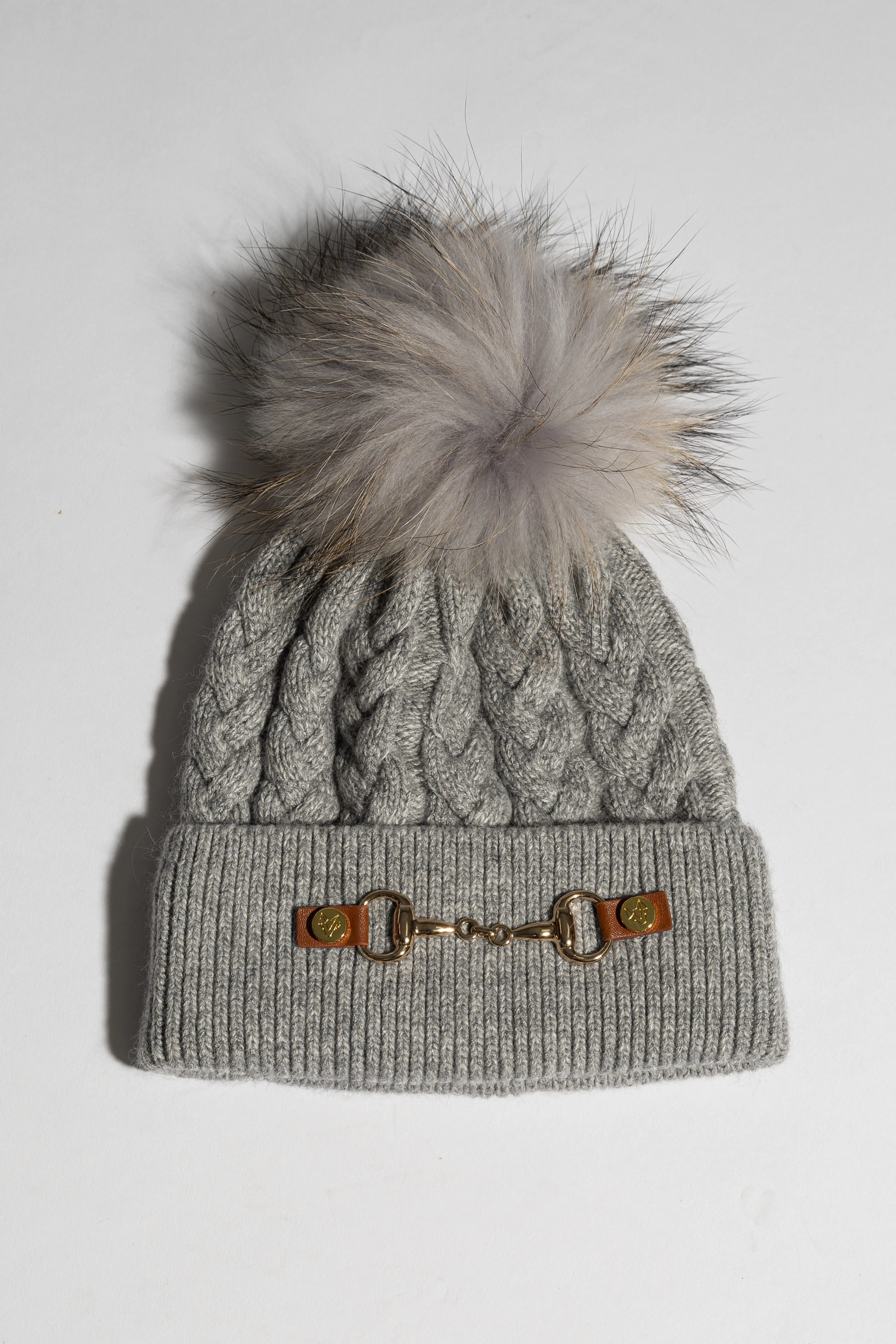 Burley Pom Pom Hat - Grey