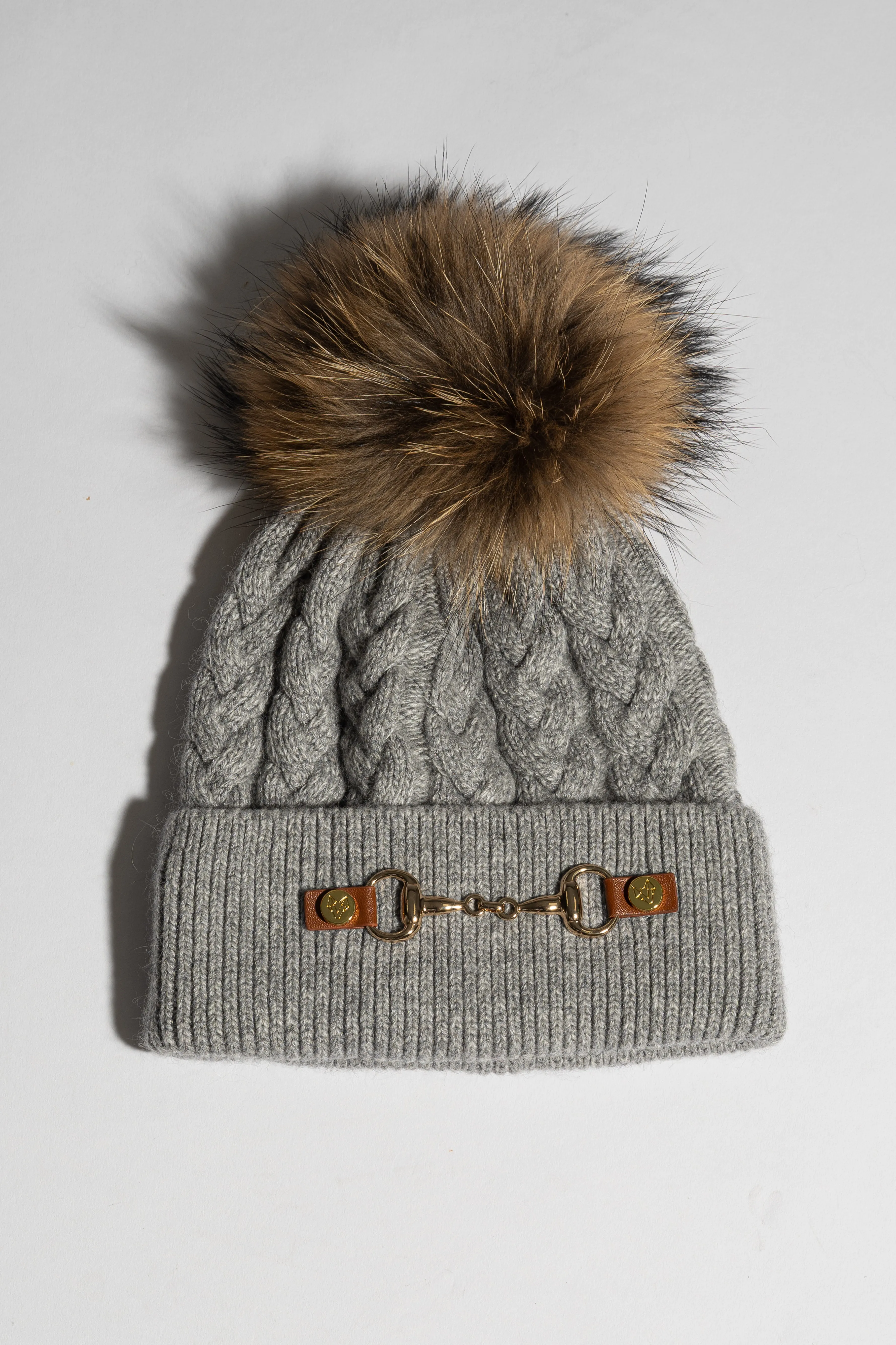 Burley Pom Pom Hat - Grey