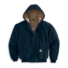 Carhartt Men's Dark Navy Flame-Resistant Duck Active Jacket