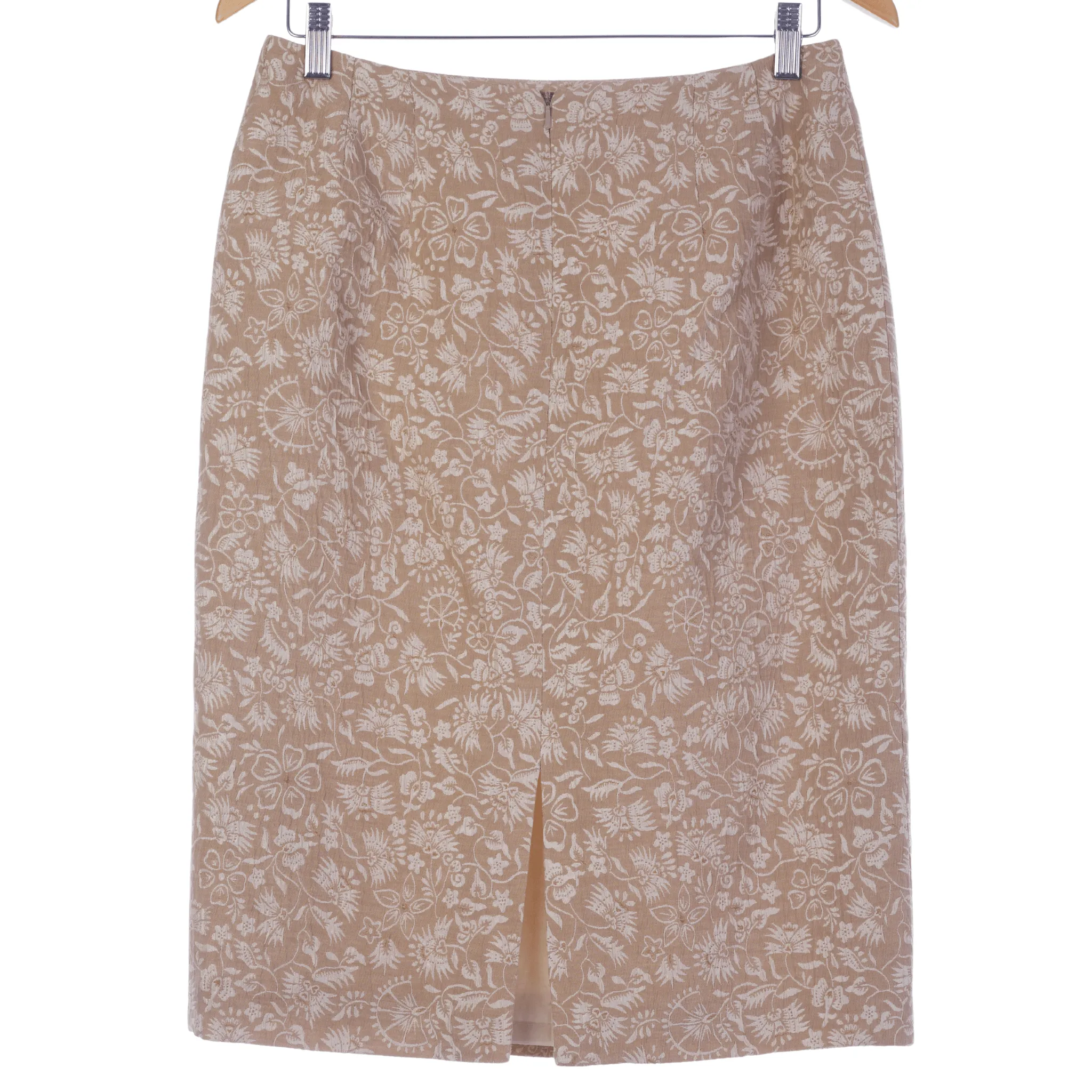 Caroline Charles Skirt Taupe. UK Size 10