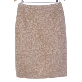 Caroline Charles Skirt Taupe. UK Size 10