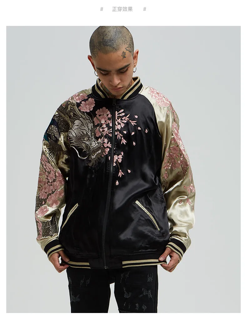 Cherry Blossoms Bomber Jacket