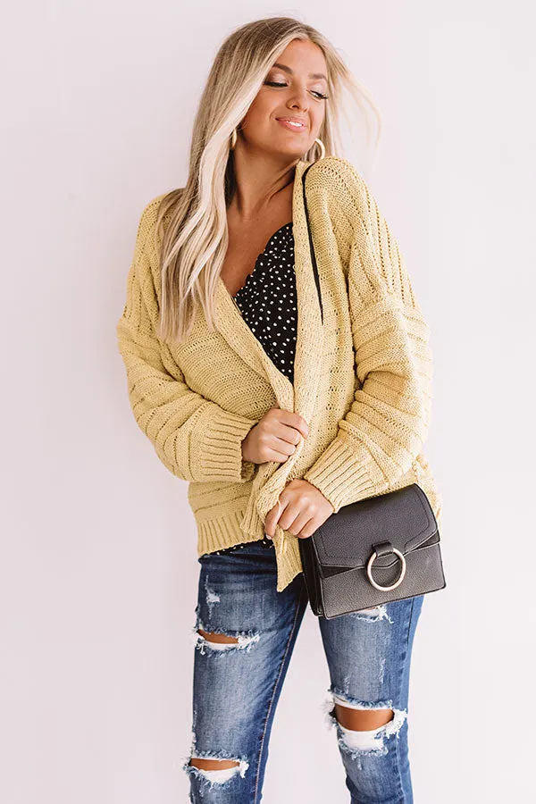 Chic On The Slopes Knit Cardigan