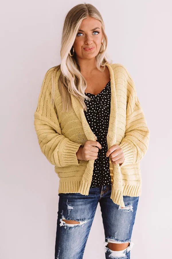 Chic On The Slopes Knit Cardigan