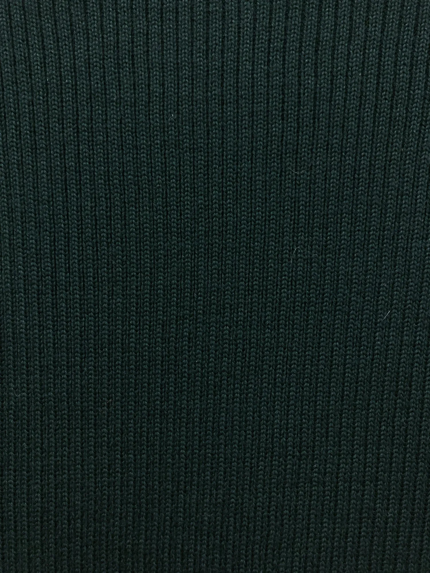 Comme des Garcons 1996 bottle green wool rib knit jumper - M S