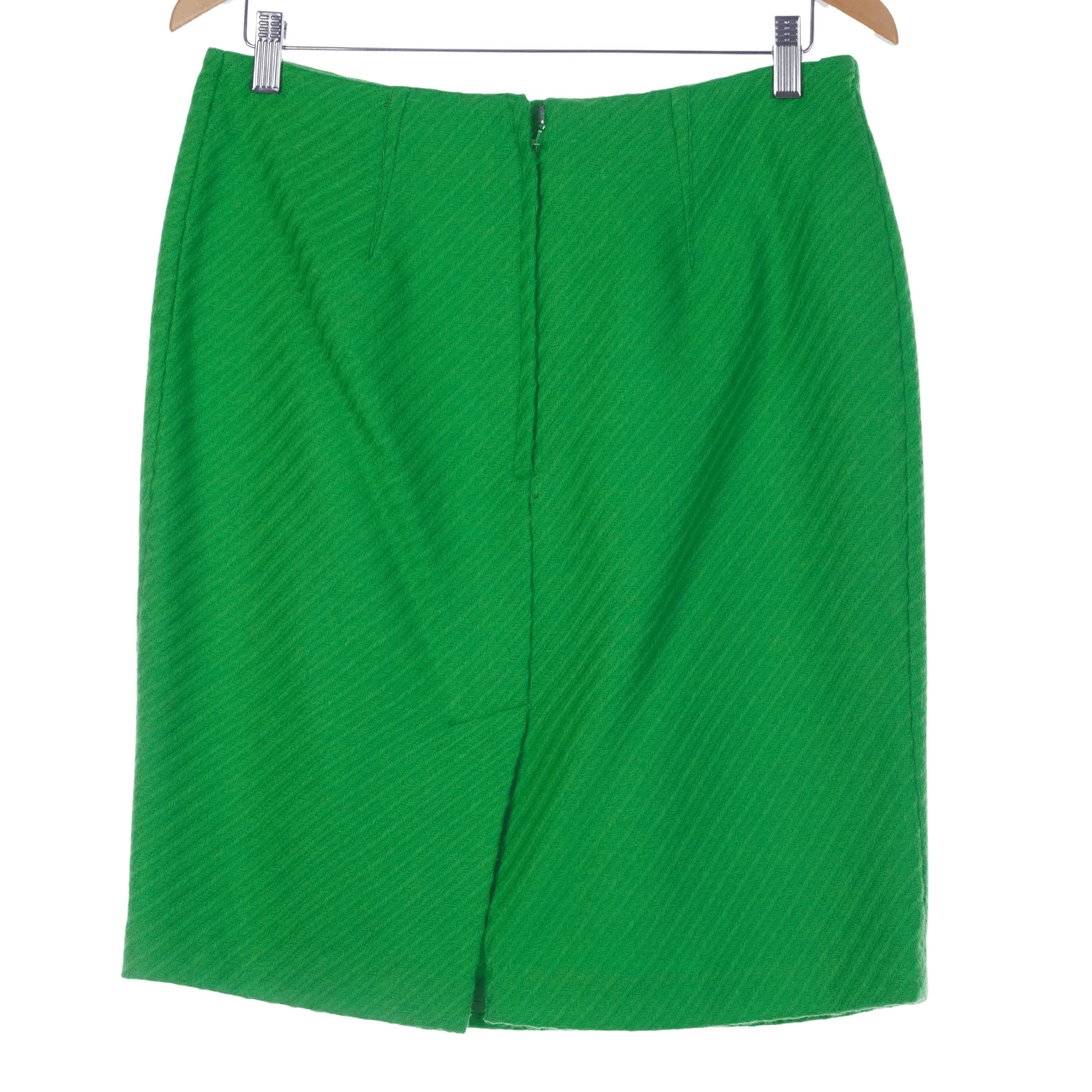 Concerto London Vintage Wool Skirt. Green. UK Size14