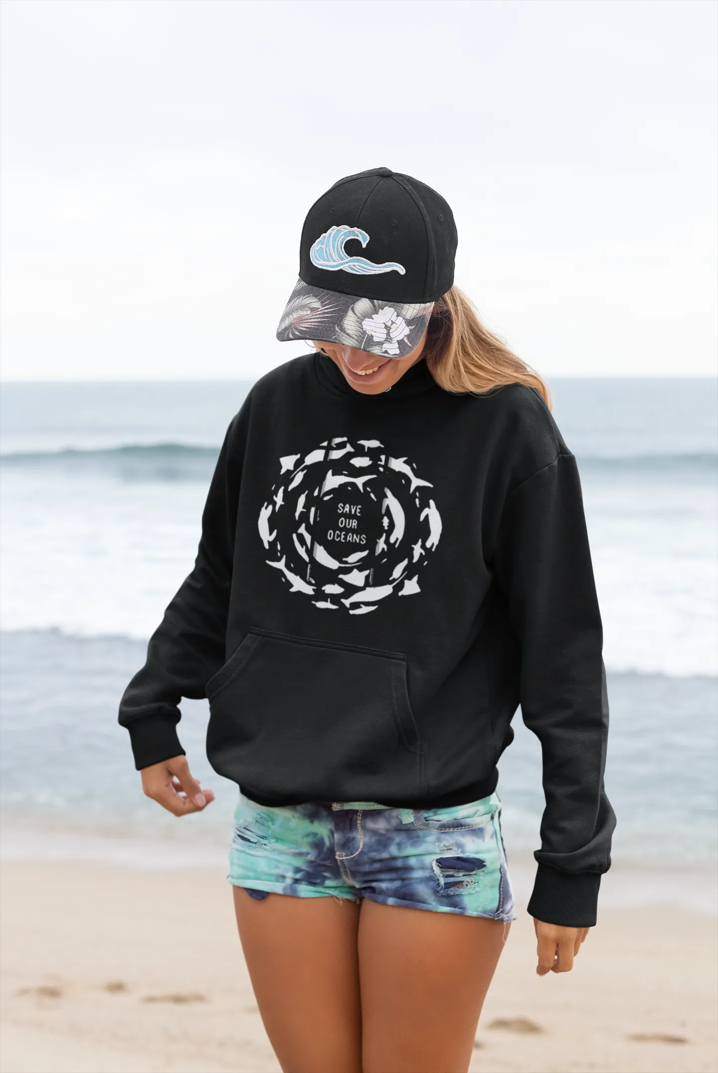 Cotton Scuba diving Hoodie Unisex | Save the Oceans