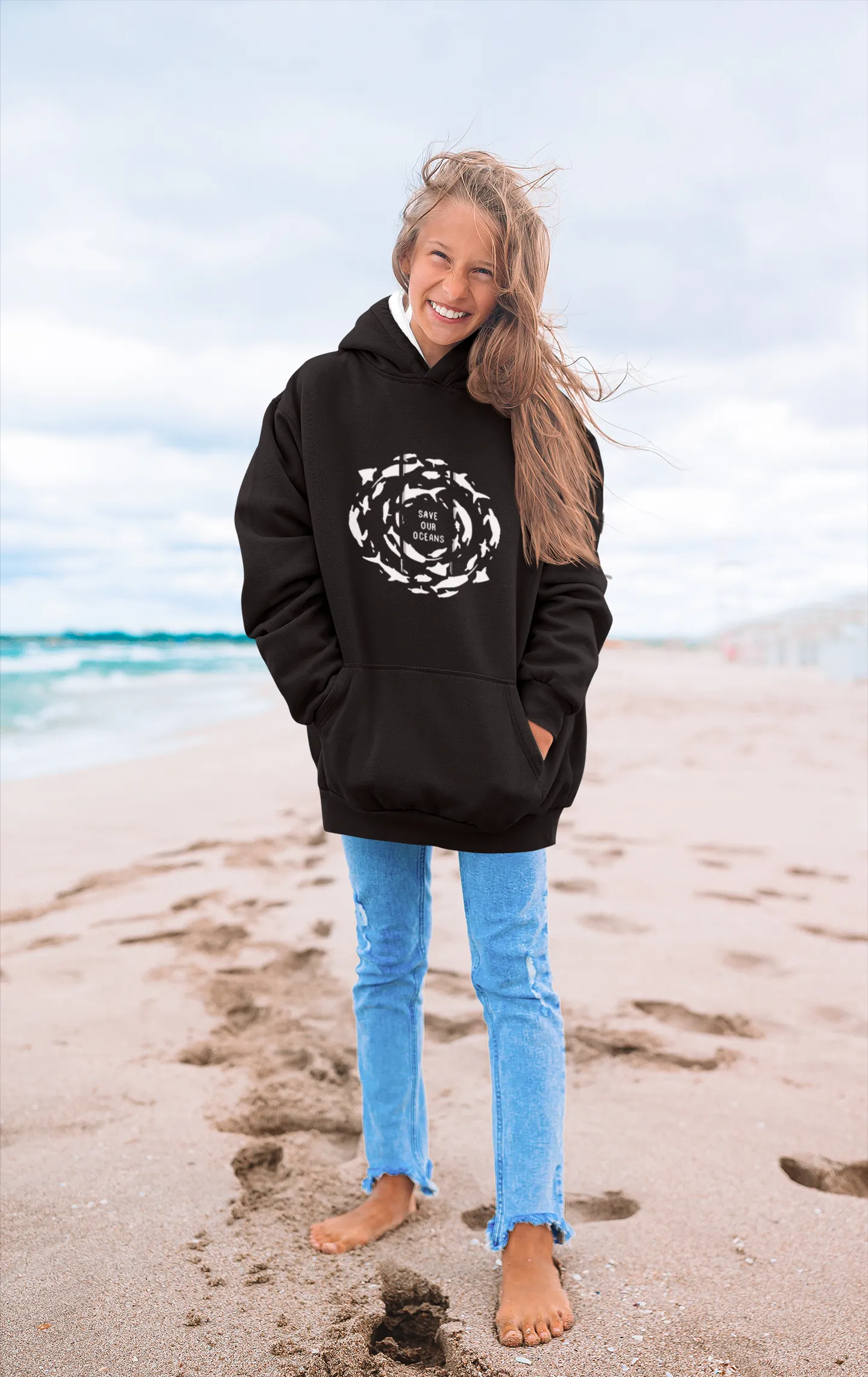 Cotton Scuba diving Hoodie Unisex | Save the Oceans