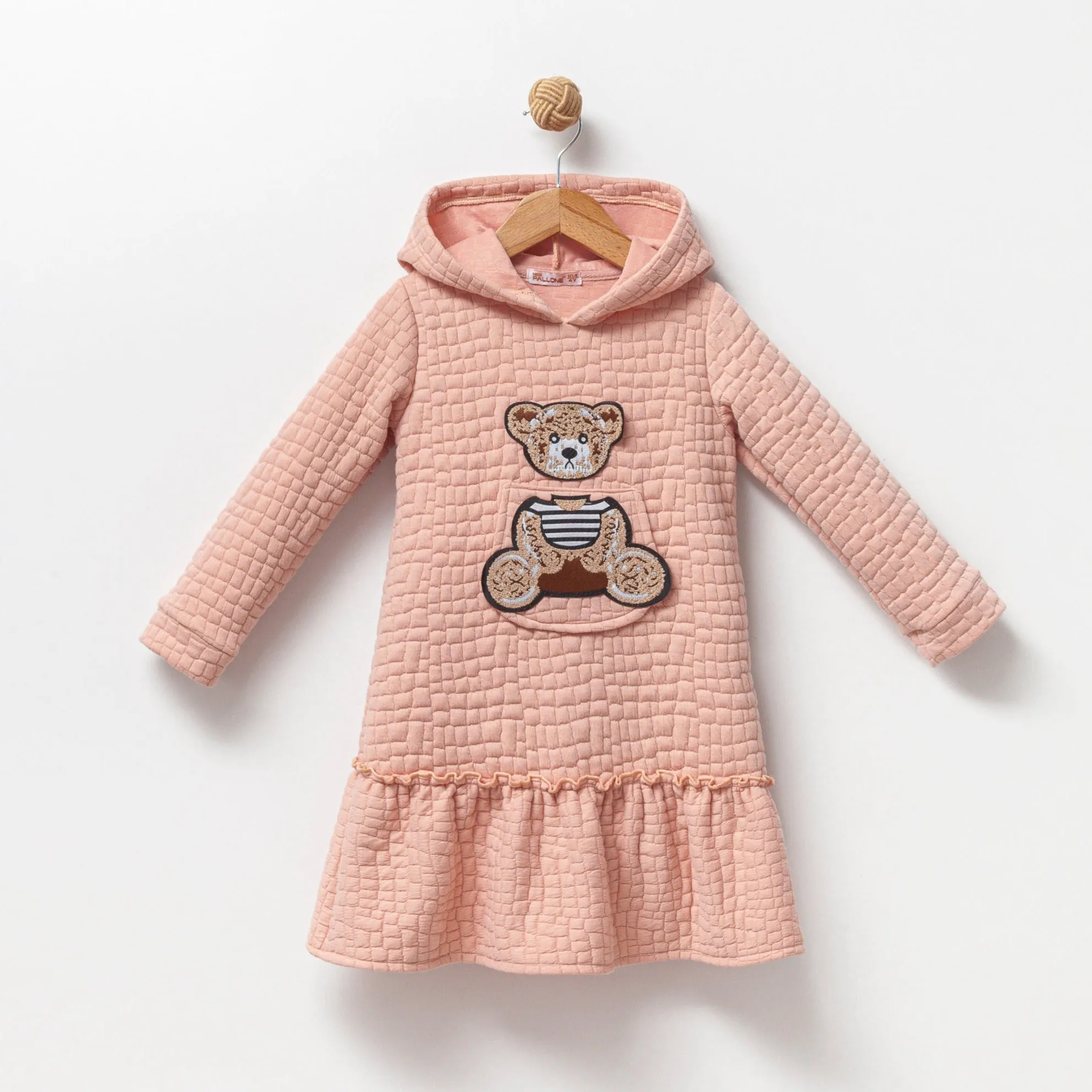 Cozy Girls' Hoodie Dress