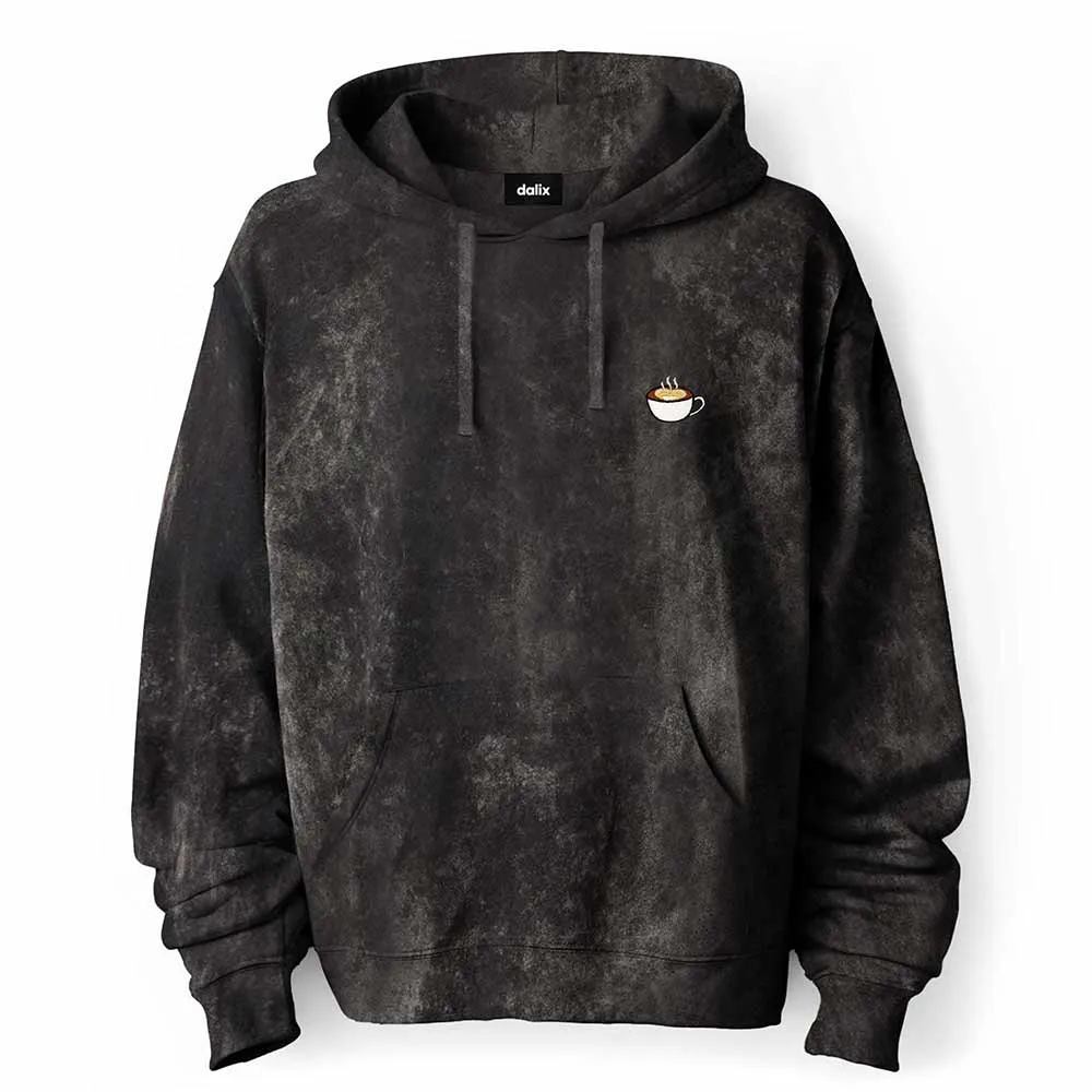 Dalix Cappuccino Mineral Wash Hoodie