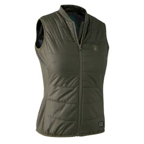 Deerhunter Lady Heat Inner Waistcoat Dupont Sorona Substans Deep Green