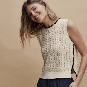 Delaney Knit Vest - Birch