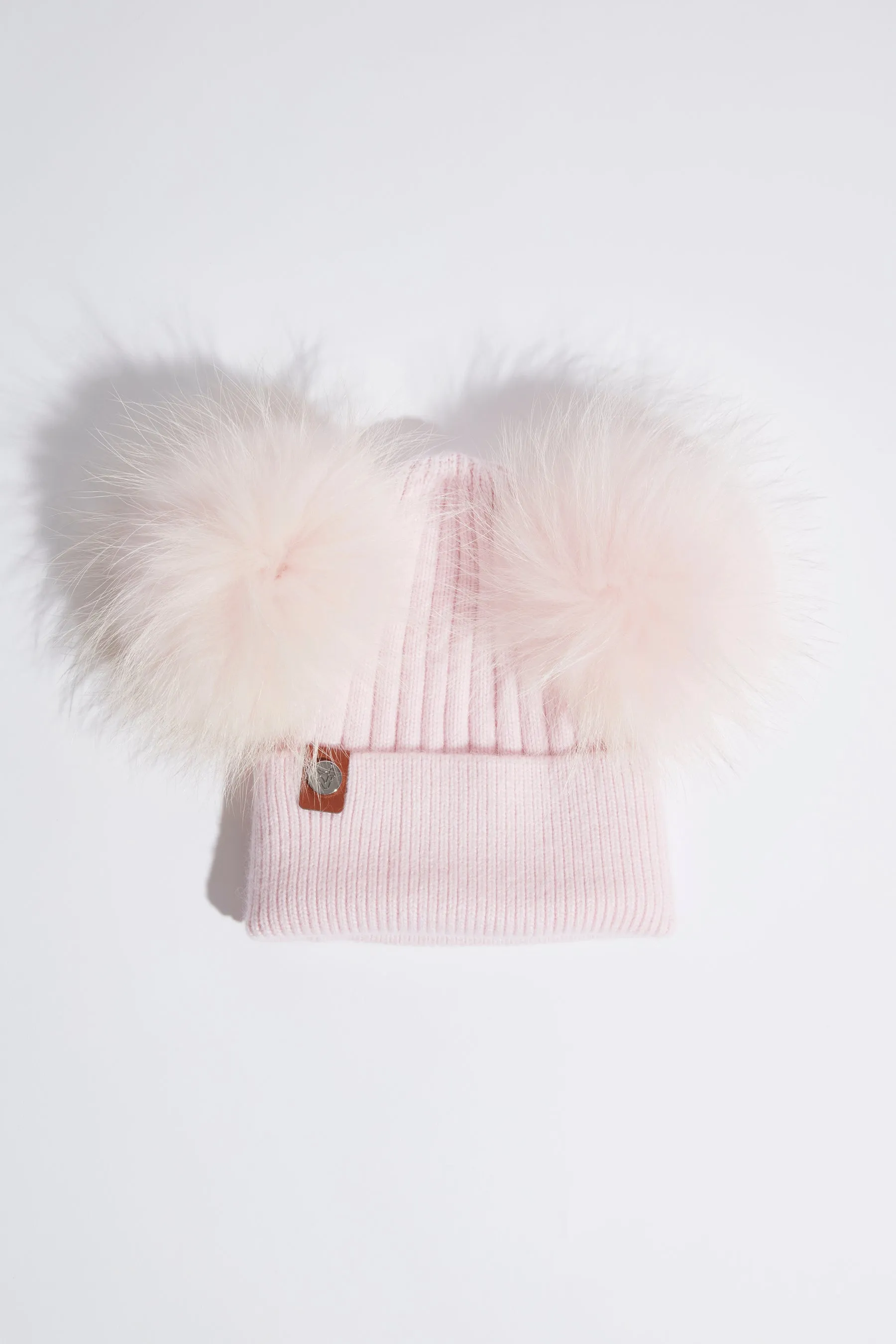 Double Harley Pom Pom Hat - Pink